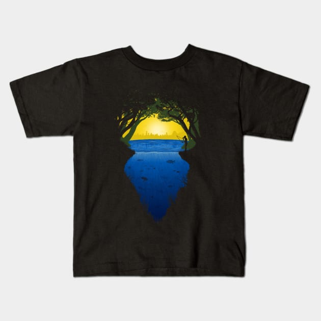 Brasil Kids T-Shirt by yurilobo